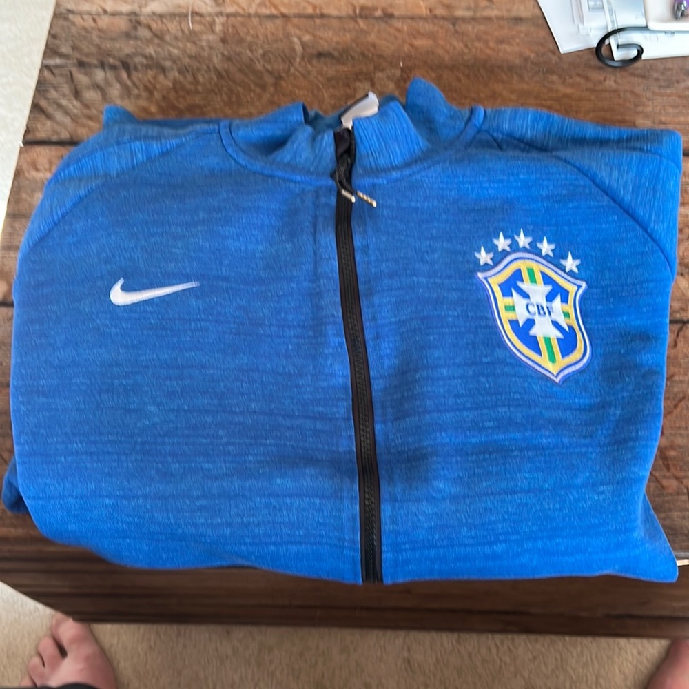 Nike Brazil Soccer medium weight training jacket